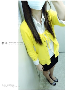 「yellow」｜veraさん（レディース・163cm）の冬コーディネート