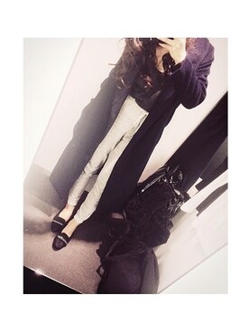 naoさん（レディース・164cm）の冬コーディネート