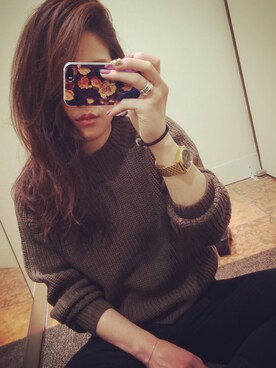 「アパレル」｜emichi*さん（レディース・160cm）の冬コーディネート