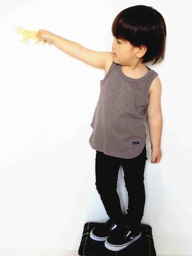 「ドラフトCO」｜「アイテム（雑貨/ホビー）」を使った、fuku♪さん（キッズ・90cm）の春コーディネート