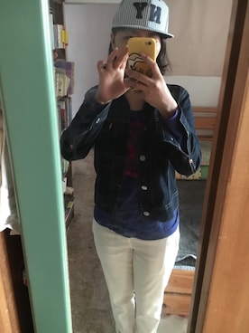 「coca（ANDEX shoes product）（コカ）のアイテム（パンツ）」を使った、Linda Chenさん（レディース・167cm）の春コーディネート