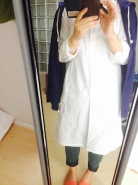 「A part by（アパートバイ）のアイテム（パーカー）」を使った、ちよねさん（レディース・153cm）の春コーディネート