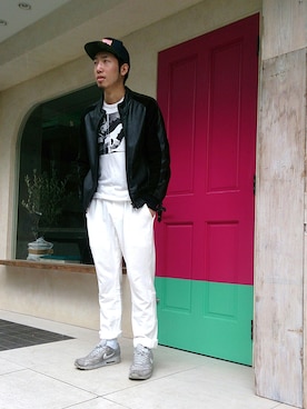 「BRTH BREATH（ ブレス）のアイテム」を使った、TOMOYAさん（メンズ・174cm）の春コーディネート