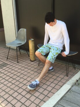 「BRTH BREATH（ ブレス）のアイテム」を使った、TOMOYAさん（メンズ・175cm）の春コーディネート