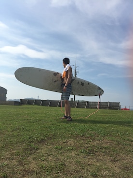 「ANALOG.（アナログ）のアイテム（パンツ）」を使った、TOMOYAさん（メンズ・175cm）の夏コーディネート