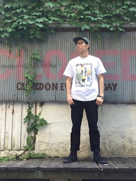 「ROTHCO（ロスコ）のアイテム（キャップ）」を使った、TOMOYAさん（メンズ・175cm）の春コーディネート