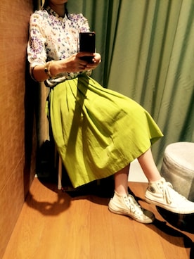 「forte_forte（フォルテフォルテ）のアイテム（シャツ/ブラウス）」を使った、Saryyyさん（レディース・170cm）の夏コーディネート