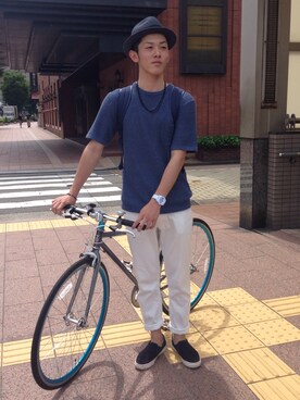 KRAさん（メンズ・178cm）の夏コーディネート