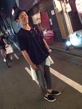 KRAさん（メンズ・178cm）の夏コーディネート