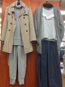 「cepo.」｜「アイテム（トレンチコート）」を使った、カインドオルフレスポ東大阪店さん（レディース・162cm）の春コーディネート
