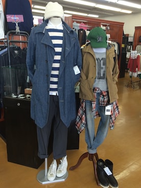「ポーター」｜「アイテム（ブルゾン）」を使った、カインドオルフレスポ東大阪店さん（レディース・162cm）の春コーディネート