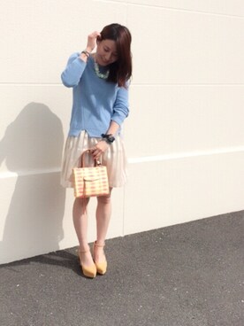 「おめかしコーデ」｜カインドオルフレスポ東大阪店さん（レディース・162cm）の春コーディネート