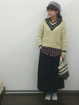 カインドオルフレスポ東大阪店さん（レディース・161cm）の秋コーディネート