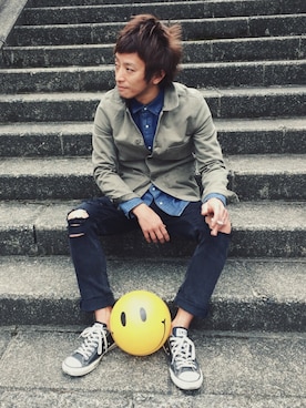 KEIJIさん（メンズ・170cm）の春コーディネート