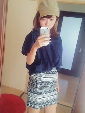 「EGOIST（エゴイスト）のアイテム（スカート）」を使った、nanaさん（レディース・160cm）の秋コーディネート