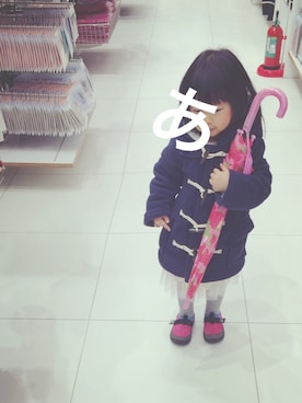 「ショッピング」｜「アイテム（ジャケット/アウター）」を使った、umiusagiさん（キッズ・100cm）の冬コーディネート