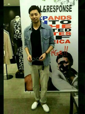 「CALL&RESPONSE（コールアンドレスポンス）のアイテム」を使った、CALL&RESPONSEさん（メンズ・180cm）の春コーディネート