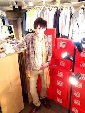 「CALL&RESPONSE（コールアンドレスポンス）のアイテム（その他アウター）」を使った、CALL&RESPONSEさん（メンズ・178cm）の春コーディネート