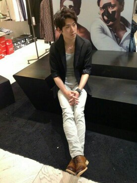 「CALL&RESPONSE（コールアンドレスポンス）のアイテム（その他アウター）」を使った、CALL&RESPONSEさん（メンズ・173cm）の春コーディネート