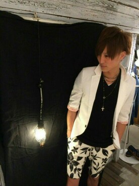 「CALL&RESPONSE（コールアンドレスポンス）のアイテム（その他アウター）」を使った、CALL&RESPONSEさん（メンズ・178cm）の夏コーディネート