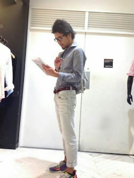 「CALL&RESPONSE（コールアンドレスポンス）のアイテム」を使った、CALL&RESPONSEさん（メンズ・170cm）の夏コーディネート