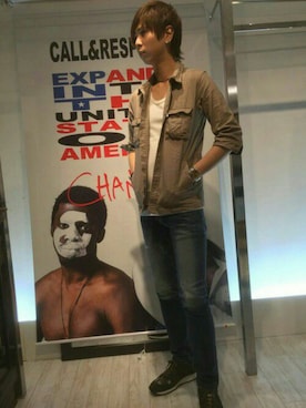 「アイテム（スニーカー、その他）」を使った、CALL&RESPONSEさん（メンズ・178cm）の夏コーディネート