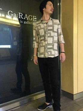 CALL&RESPONSEさん（メンズ・174cm）の夏コーディネート