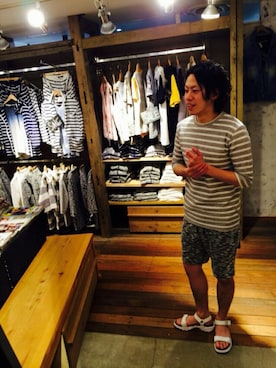 「CALL&RESPONSE（コールアンドレスポンス）のアイテム」を使った、CALL&RESPONSEさん（メンズ・176cm）の夏コーディネート