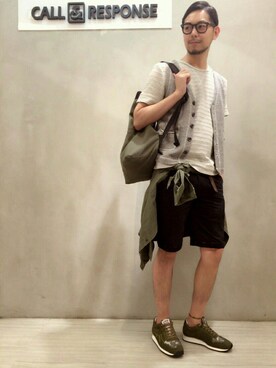 「CALL&RESPONSE（コールアンドレスポンス）のアイテム（その他アウター）」を使った、CALL&RESPONSEさん（メンズ・181cm）の夏コーディネート