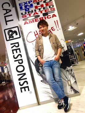 CALL&RESPONSEさん（メンズ・163cm）の夏コーディネート