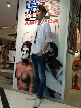 CALL&RESPONSEさん（メンズ・178cm）の夏コーディネート