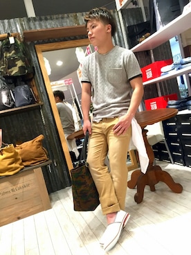 「CALL&RESPONSE（コールアンドレスポンス）のアイテム」を使った、CALL&RESPONSEさん（メンズ・163cm）の夏コーディネート