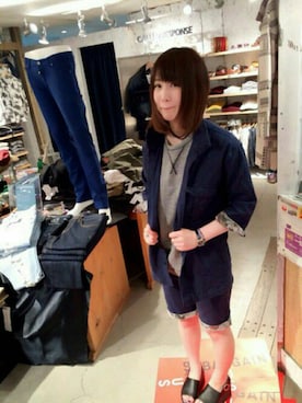 「CALL&RESPONSE（コールアンドレスポンス）のアイテム」を使った、CALL&RESPONSEさん（レディース・158cm）の夏コーディネート