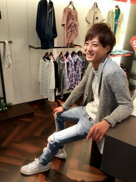 「アイテム（カーディガン/ボレロ、その他）」を使った、CALL&RESPONSEさん（メンズ・178cm）の夏コーディネート