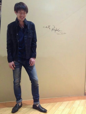 「CALL&RESPONSE（コールアンドレスポンス）のアイテム（ブルゾン）」を使った、CALL&RESPONSEさん（メンズ・175cm）の夏コーディネート