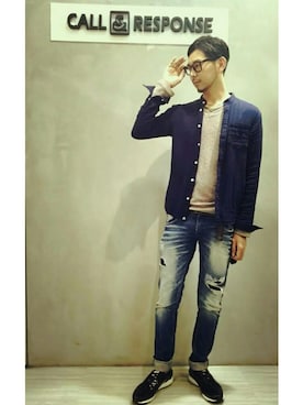 「アイテム（スニーカー、その他）」を使った、CALL&RESPONSEさん（メンズ・181cm）の夏コーディネート