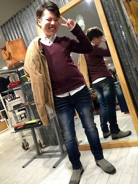 「CALL&RESPONSE（コールアンドレスポンス）のアイテム」を使った、CALL&RESPONSEさん（メンズ・168cm）の秋コーディネート