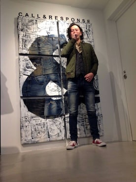 「CALL&RESPONSE（コールアンドレスポンス）のアイテム」を使った、CALL&RESPONSEさん（メンズ・177cm）の秋コーディネート
