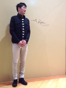 「CALL&RESPONSE（コールアンドレスポンス）のアイテム」を使った、CALL&RESPONSEさん（メンズ・174cm）の秋コーディネート