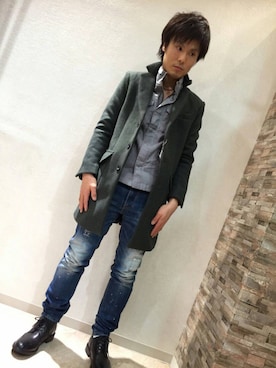 「CALL&RESPONSE（コールアンドレスポンス）のアイテム」を使った、CALL&RESPONSEさん（メンズ・173cm）の秋コーディネート