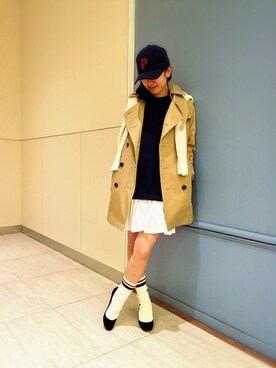 スタッフさん（レディース・156cm）の春コーディネート