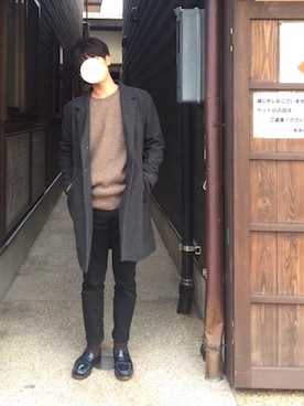 「URBAN RESEARCH（アーバンリサーチ）のアイテム（その他シューズ）」を使った、camさん（メンズ・173cm）の秋コーディネート