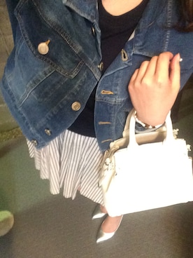 「おめかしコーデ」｜chiiyanさん（レディース・151cm）の春コーディネート