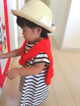 yu+kenさん（キッズ・70cm）の夏コーディネート