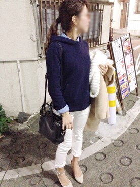 「DIANA」｜「アイテム（その他）」を使った、chikaさん（レディース・157cm）の冬コーディネート