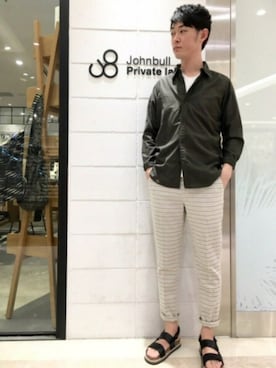 「nil admirari（ニルアドミラリ）のアイテム」を使った、J2さん（メンズ・180cm）の春コーディネート