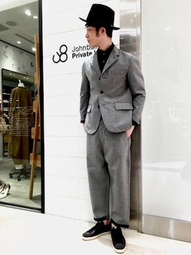 「Super Duper（スーパーデューパー）のアイテム」を使った、J2さん（メンズ・180cm）の夏コーディネート