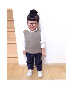 yunohanaさん（キッズ・90cm）の冬コーディネート