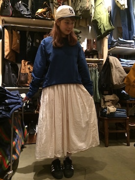 「スエット」｜SUNSET立川さん（レディース・158cm）の春コーディネート