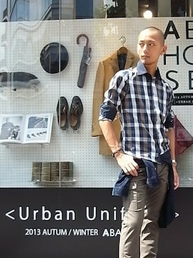 ABAHOUSE LASTWORD原宿店さん（メンズ・180cm）の秋コーディネート